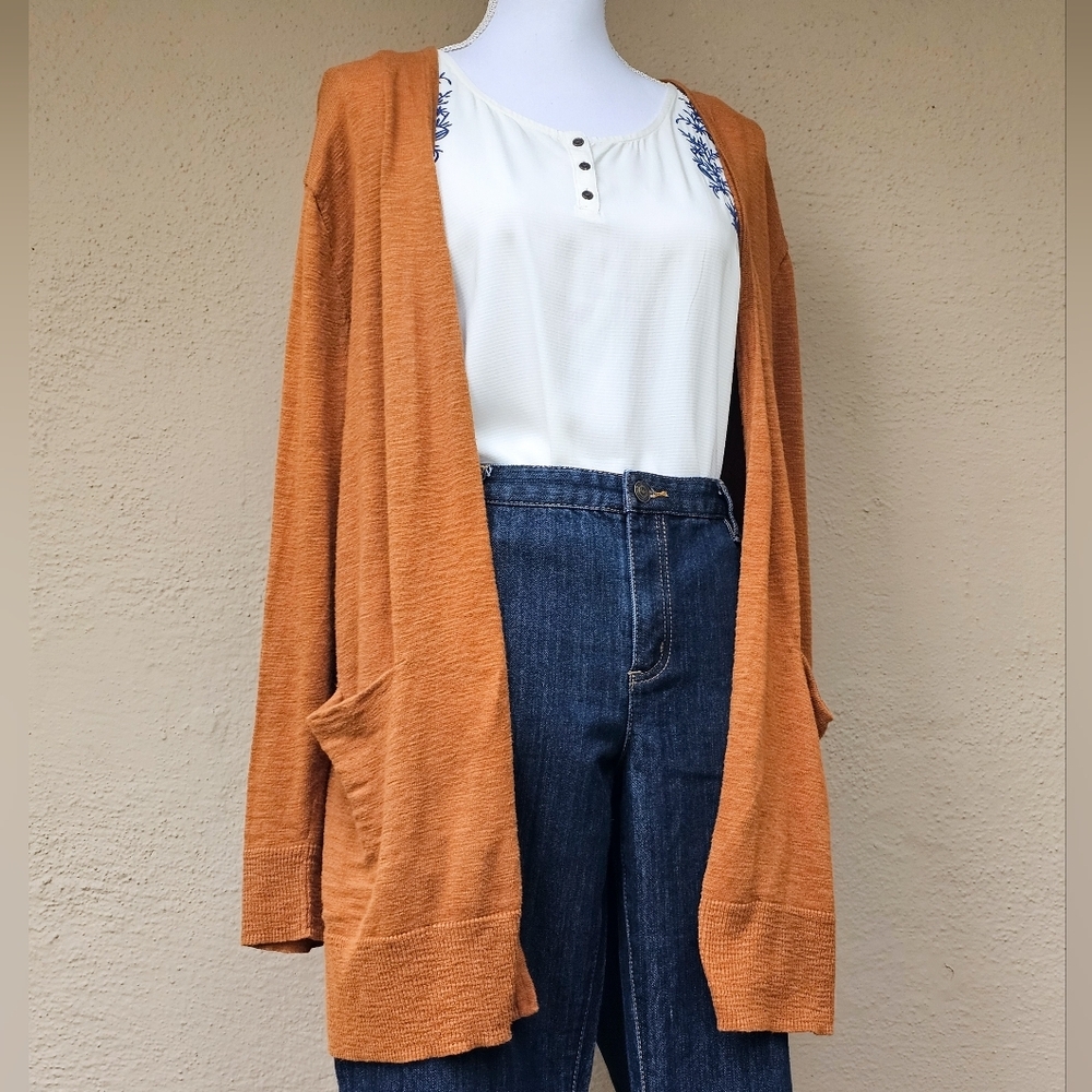Madewell Bradley Open Front Cardigan W/ Front Pockets Sz Small